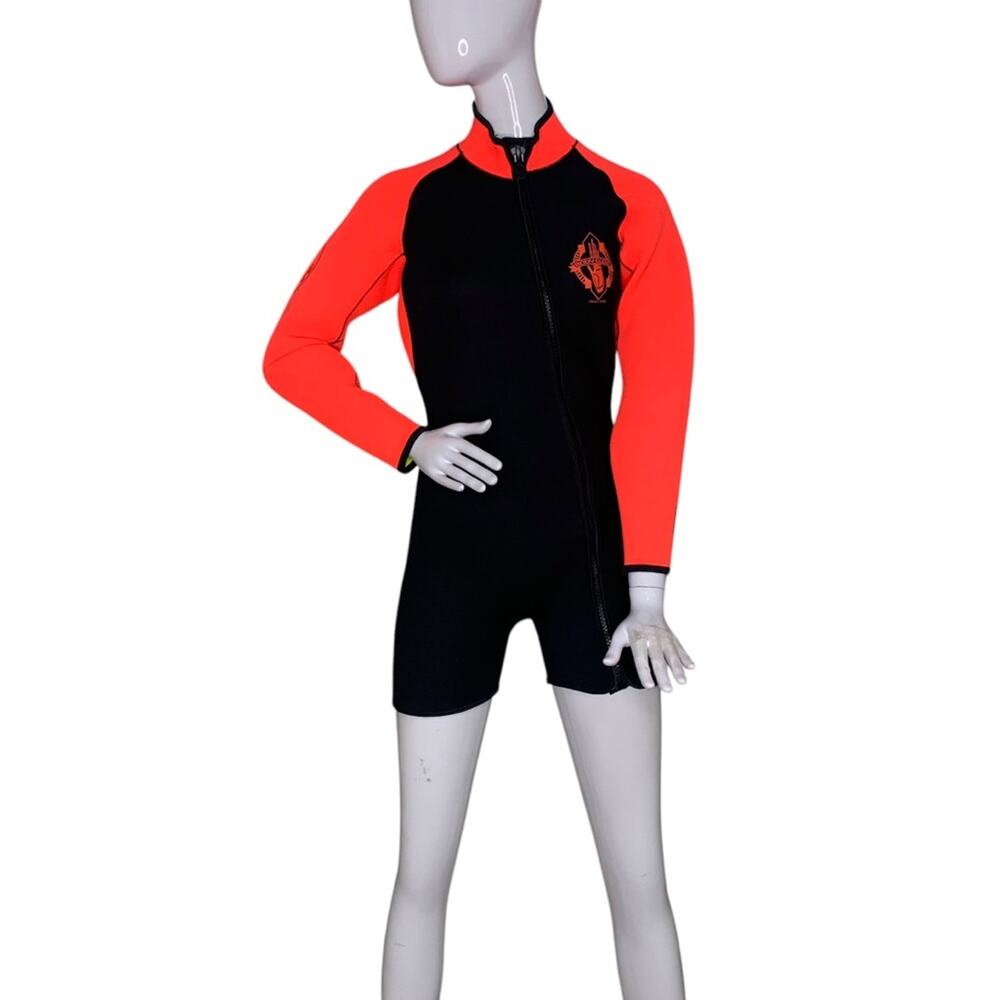 Body Glove Surf Shorty Wetsuit long sleeve Front Zipper 3mm Density Size S